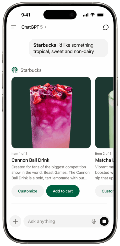 Starbucks zredefiniuje dobór napojów za pomocą AI. Oto co się zmienia