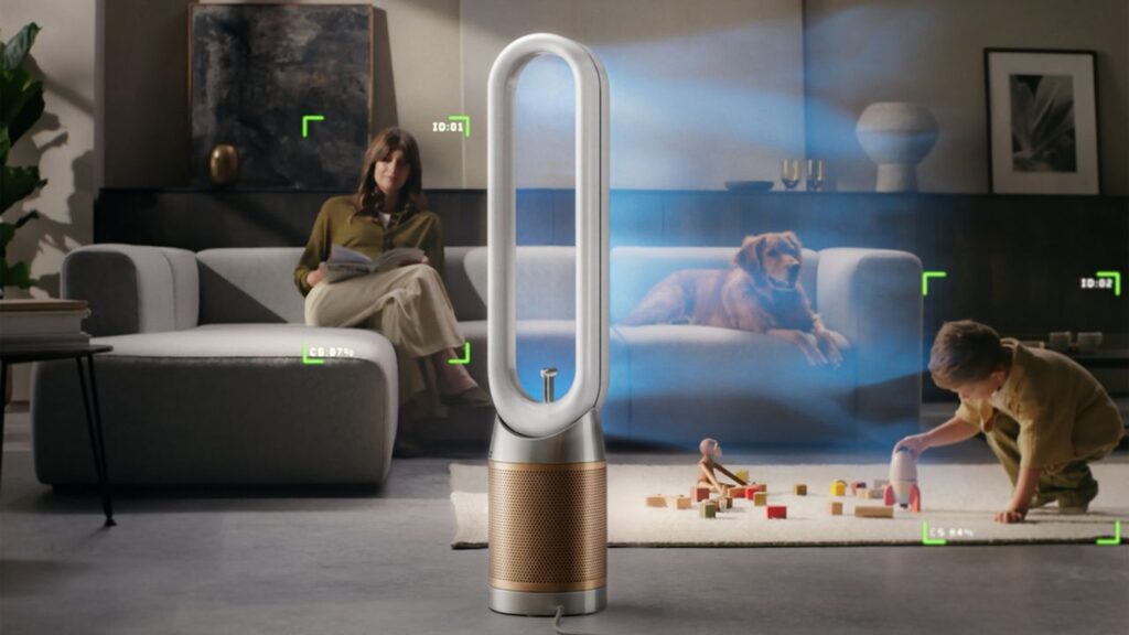 Dyson wprowadza inteligentny oczyszczacz powietrza, który Cię śledzi