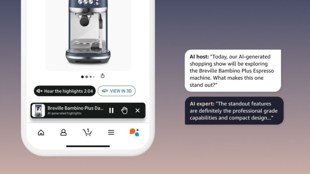 Amazon wprowadza AI-powered audio Q&A na stronach produktów