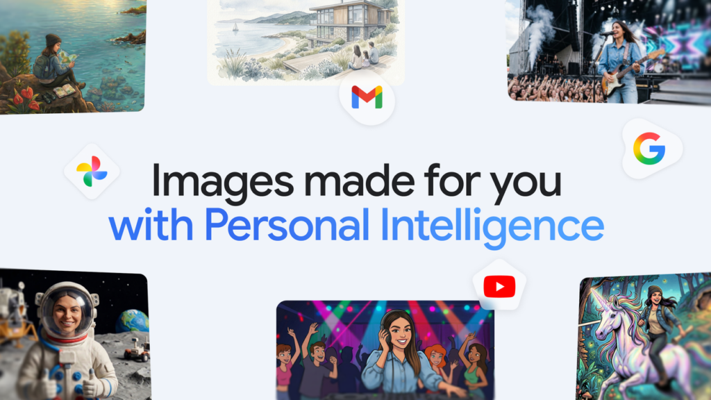 Google Gemini wprowadza generowanie obrazów z Personal Intelligence