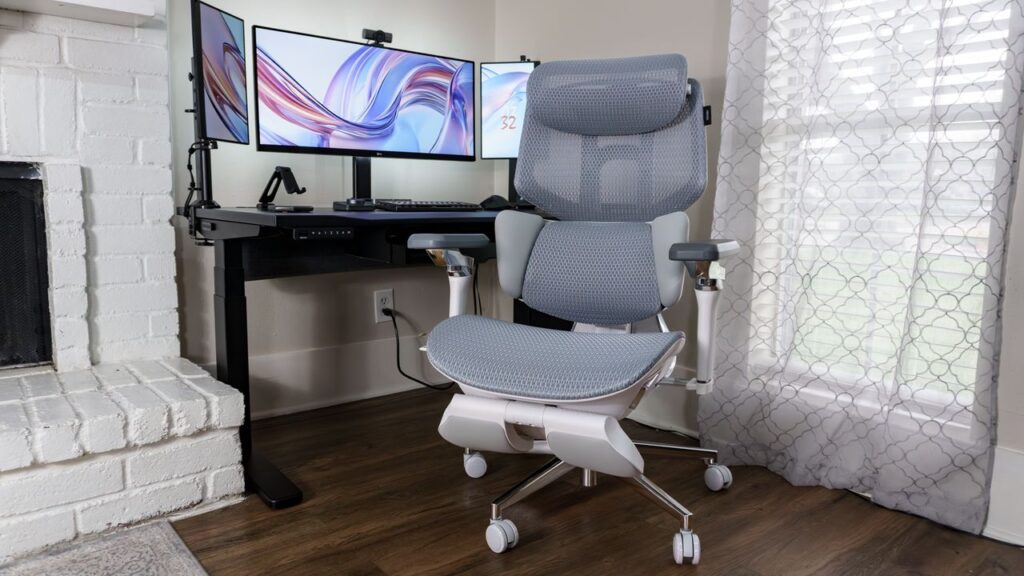 Inteligentny fotel biurowy z chipem AI zapewnia ergonomię bez zgadywania