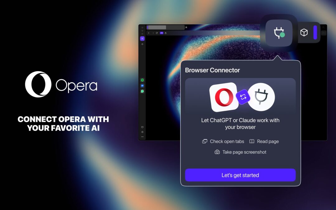 Opera uruchamia Browser Connector do integracji ChatGPT i Claude w przeglądarce