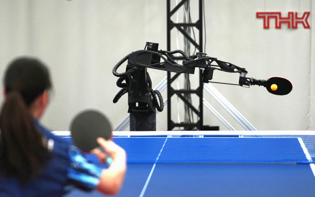 Robot zasilany sztuczną inteligencją pokonuje mistrzy ping-ponga
