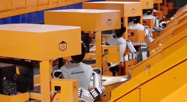 Tysiące robotów humanoidalnych RobotEra L7 wdrażane w centrach logistycznych