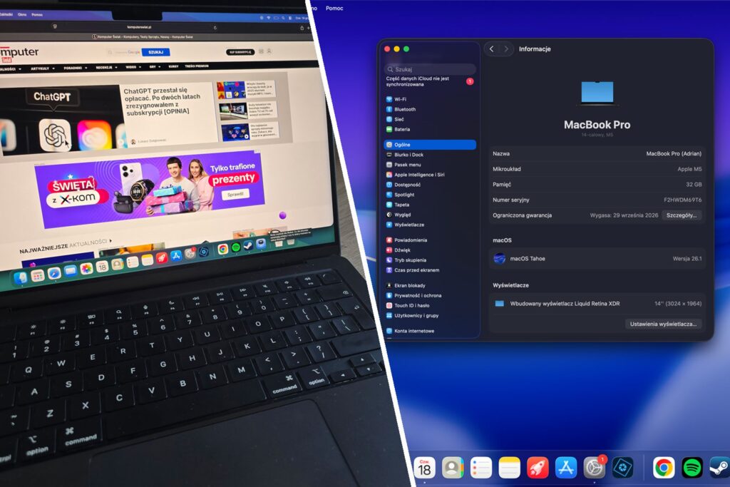Recenzja MacBooka Pro M5: dlaczego tester wybrał Windows zamiast macOS