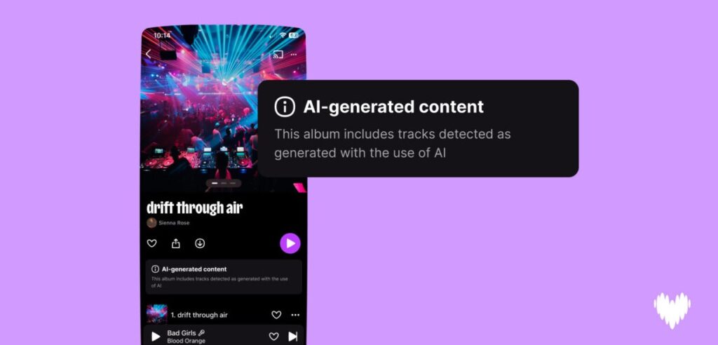 Muzyka generowana przez AI zalewająca serwisy streamingowe