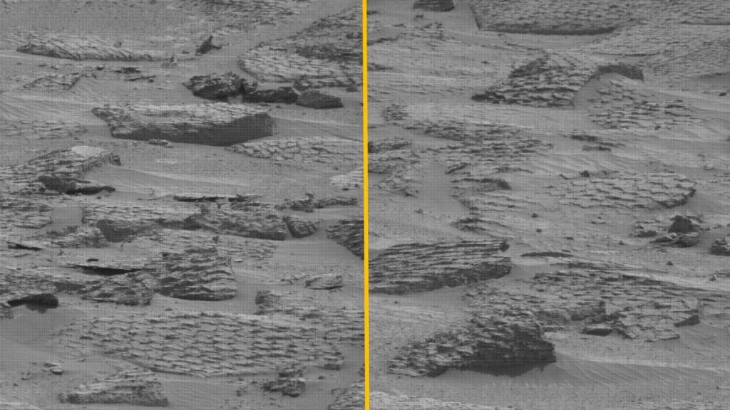 Łazik Curiosity odkrył niezwykłe formacje skalne na Marsie