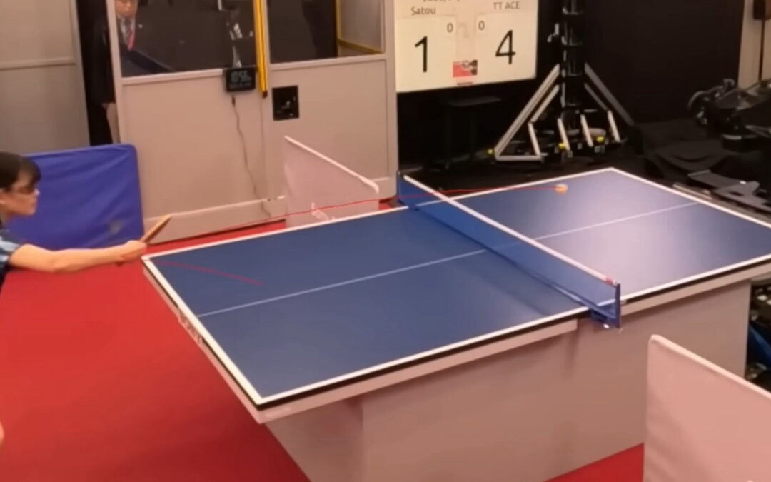 Robot Ace pokonuje mistrzy tenisa stołowego – AI wychodzi poza czatboty