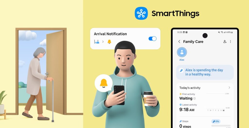 Samsung SmartThings wprowadza aktualizację dla opiekuńczego inteligentnego domu