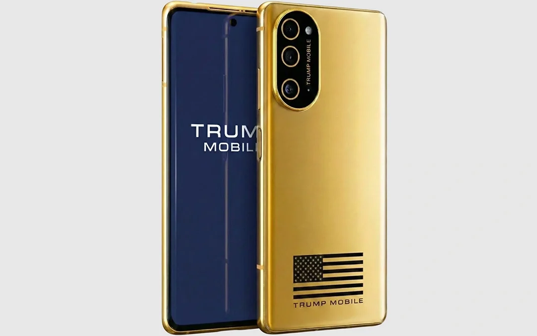 Nowy telefon Trumpa przyciąga uwagę swoim wyglądem przypominającym obraz AI