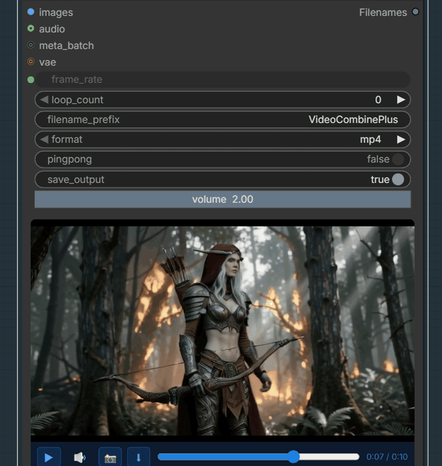 ComfyUI Video Combine Plus – nowy node rozszerzający możliwości edycji wideo