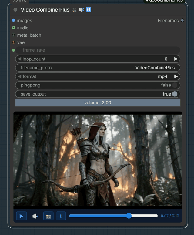 ComfyUI Video Combine Plus – nowy node rozszerzający możliwości edycji wideo