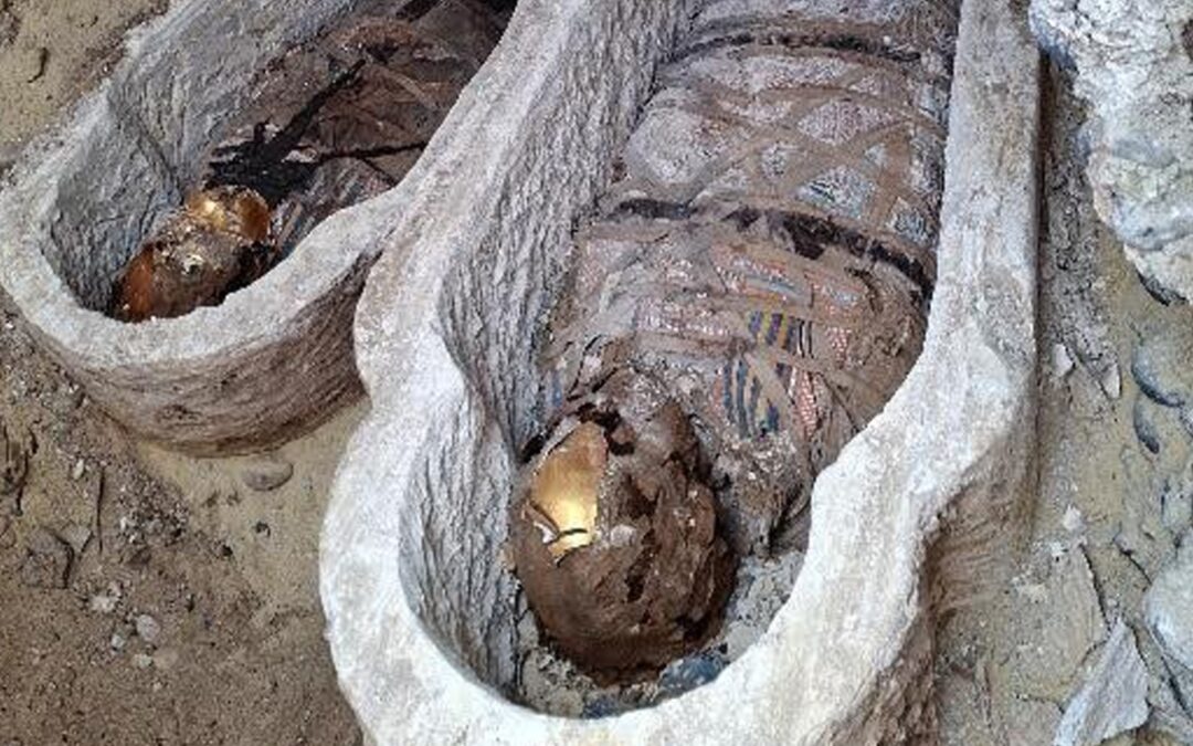 Archaeolodzy odkryli mumię ze znaczkami z Iliady Homera