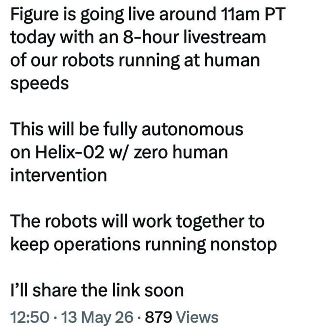 Robot humanoidalny Figure AI będzie działać z prędkością człowieka przez 8 godzin