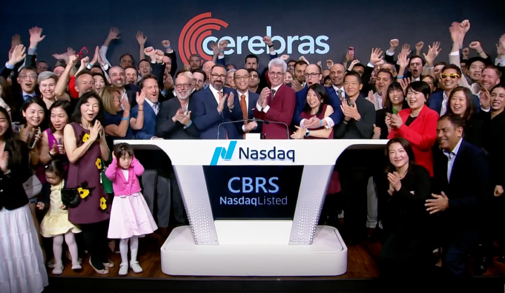 Cerebras zbiera 5,5 miliarda dolarów, akcje wzrastają o 108% w pierwszej dużej IPO tech 2026