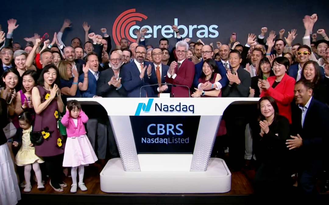 Cerebras zbiera 5,5 miliarda dolarów, akcje wzrastają o 108% w pierwszej dużej IPO tech 2026