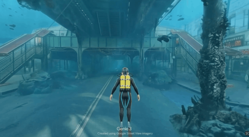Google integruje Street View z modelem Genie do symulacji realnych ulic