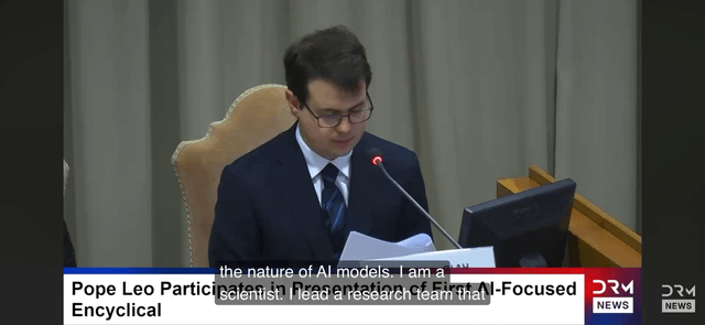 Współzałożyciel Anthropic przemówił w Watykanie na prezentacji encykliki AI