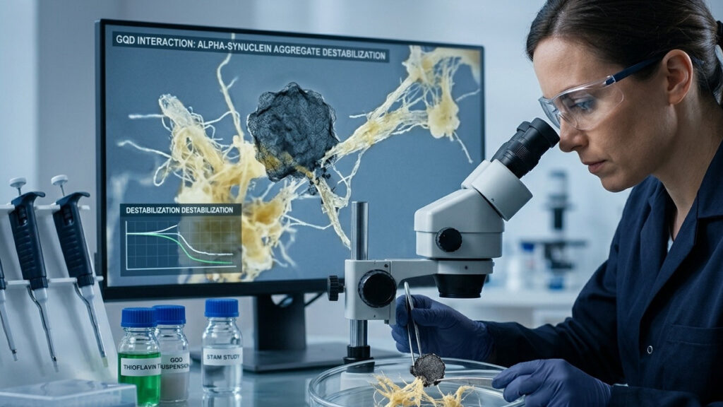 Grafenowe kropki kwantowe mogą pomóc w walce z chorobą Parkinsona