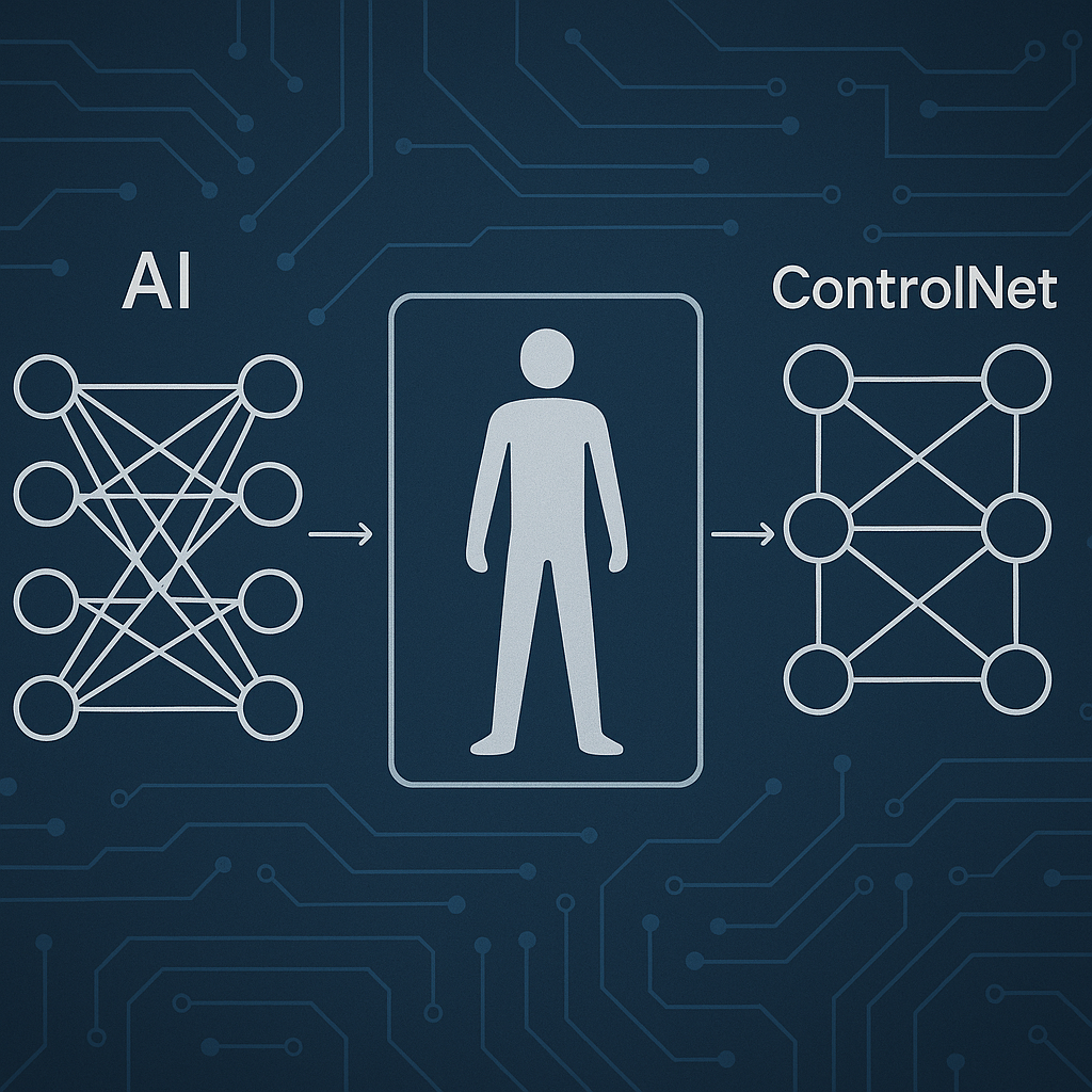 Poszukiwanie efektywnego workflow ZIT z ControlNet do kontroli pozy