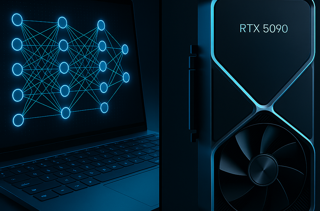 Workflow hybrydowy: lokalne testowanie modeli AI LTX na laptopie RTX 5090