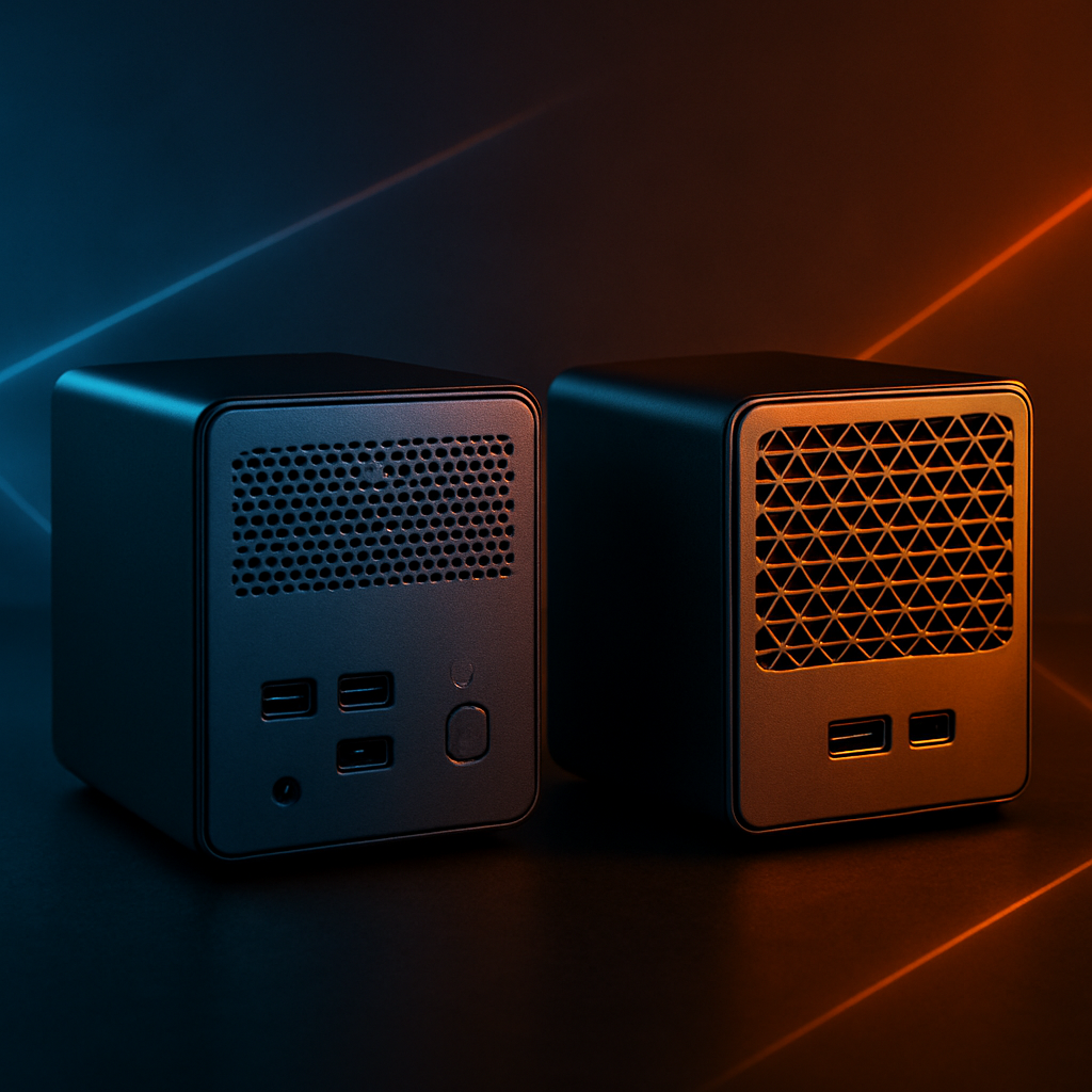 RTX 5080 vs AMD AI MAX 395 – który mini PC wybrać do laserowania?