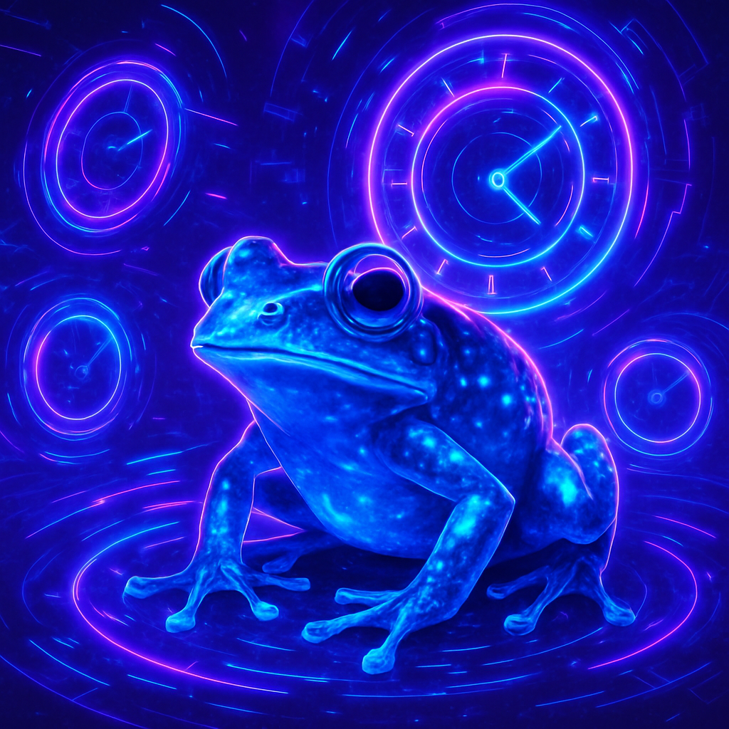 Quantum Frog: kooperacyjna gra z uczeniem maszynowym i mechaniką kwantowego czasu
