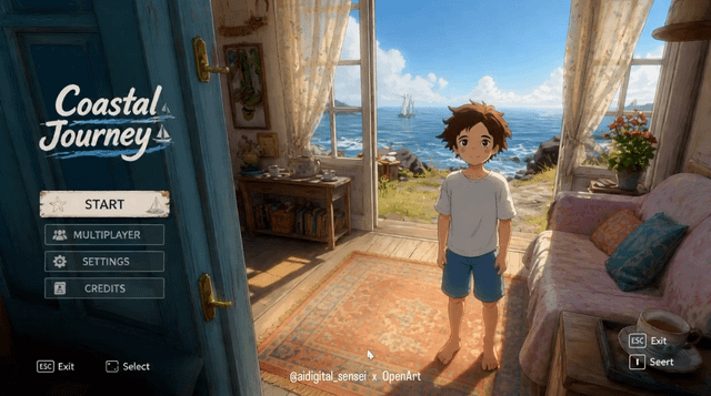 Twórca stworzył grę w stylu Ghibli używając Midjourney i ChatGPT