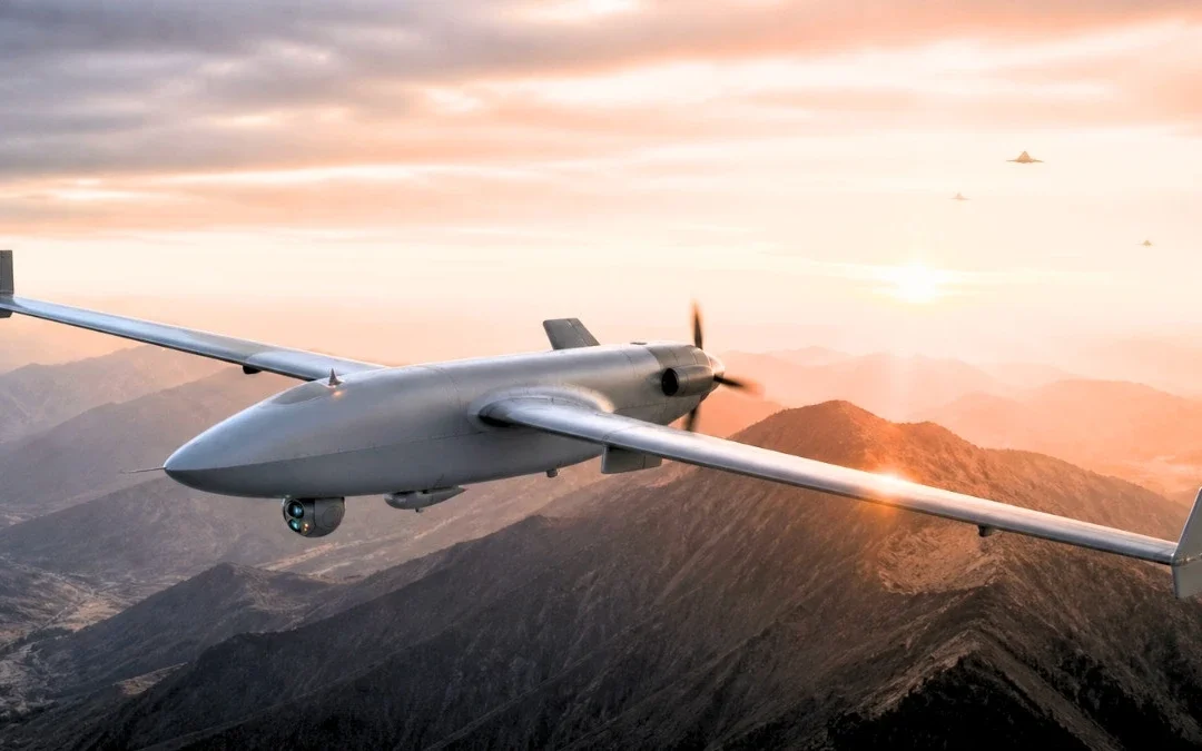 Autonomiczny dron z możliwością samodzielnego wyboru celów i omijania zagłuszarek