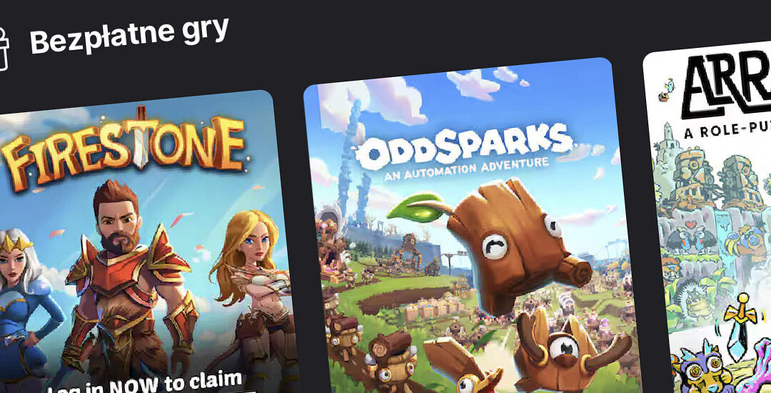 Epic Games oferuje darmowe gry na majówkę