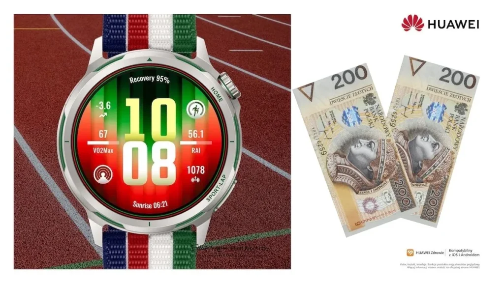 Huawei Watch GT Runner 2 w najniższej cenie – tytanowy zegarek sportowy
