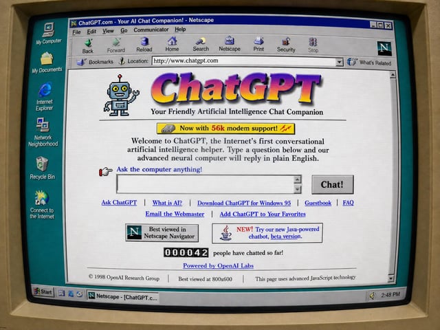 Co by się stało, gdyby ChatGPT powstał w 1998 roku