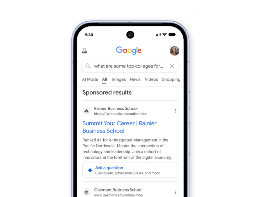 Google wzbogaca wyszukiwarkę o reklamy z chatbotami AI