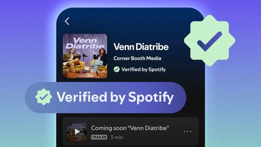 Spotify wprowadza zielony znaczek dla podcastów
