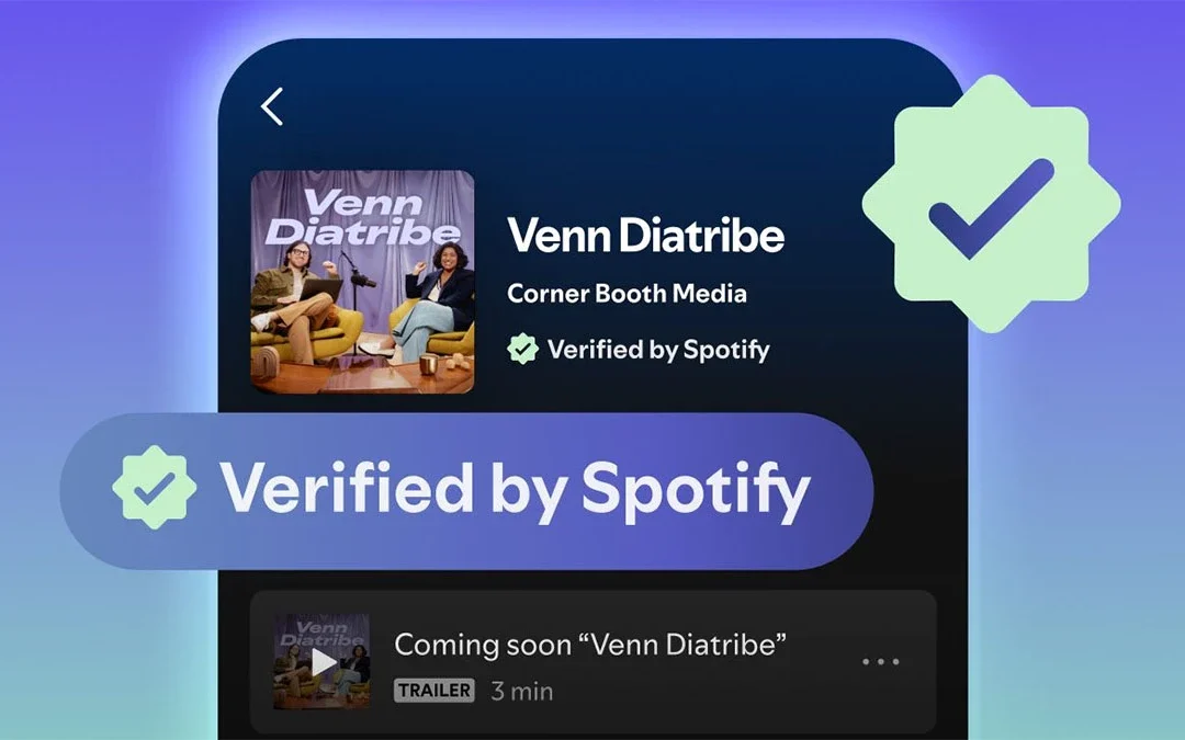 Spotify wprowadza zielony znaczek dla podcastów
