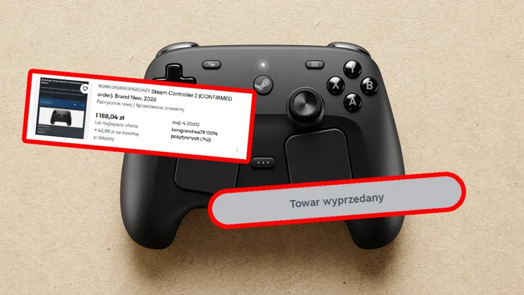 Steam Controller to hit – gracze wyczyścili magazyny Valve