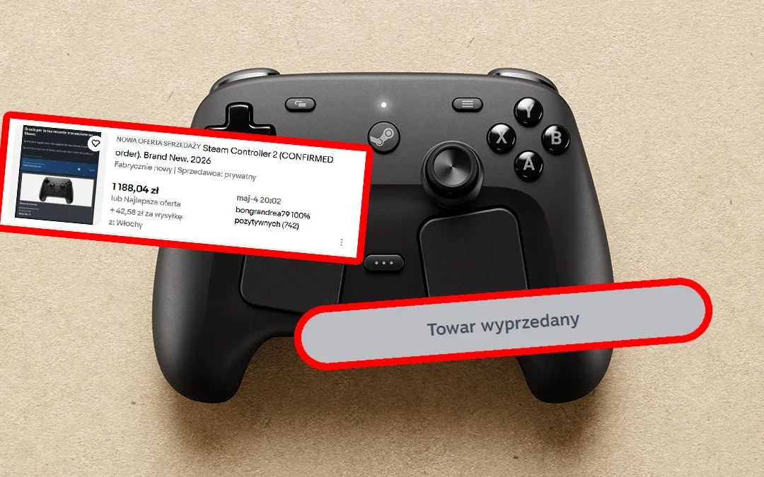 Steam Controller to hit – gracze wyczyścili magazyny Valve