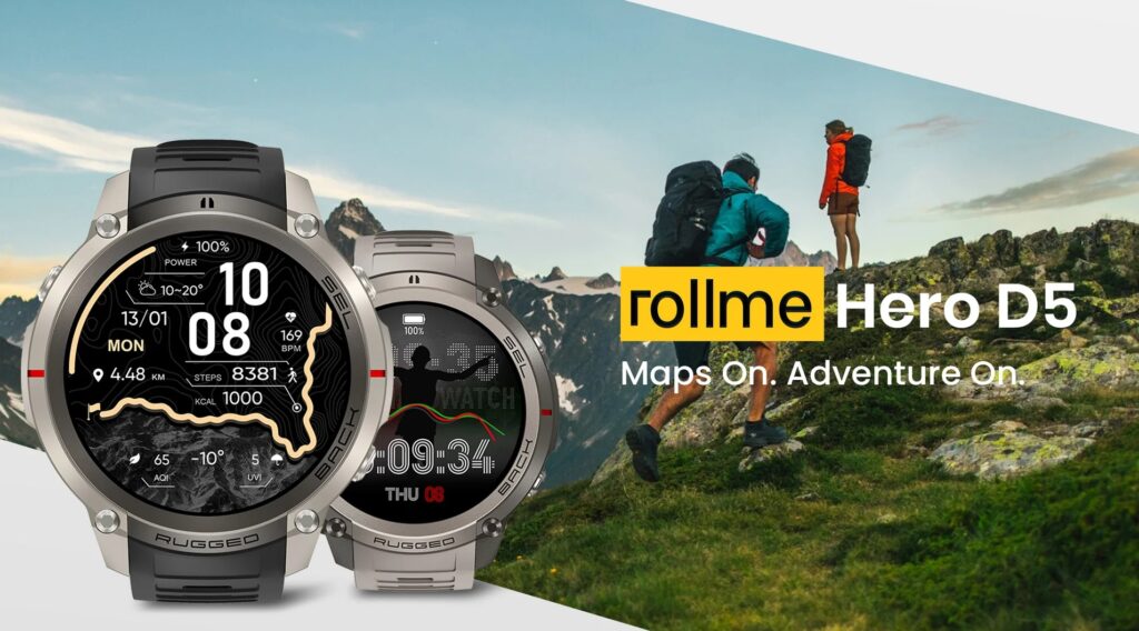Rollme Hero D5 – budżetowy smartwatch z funkcjami flagowca