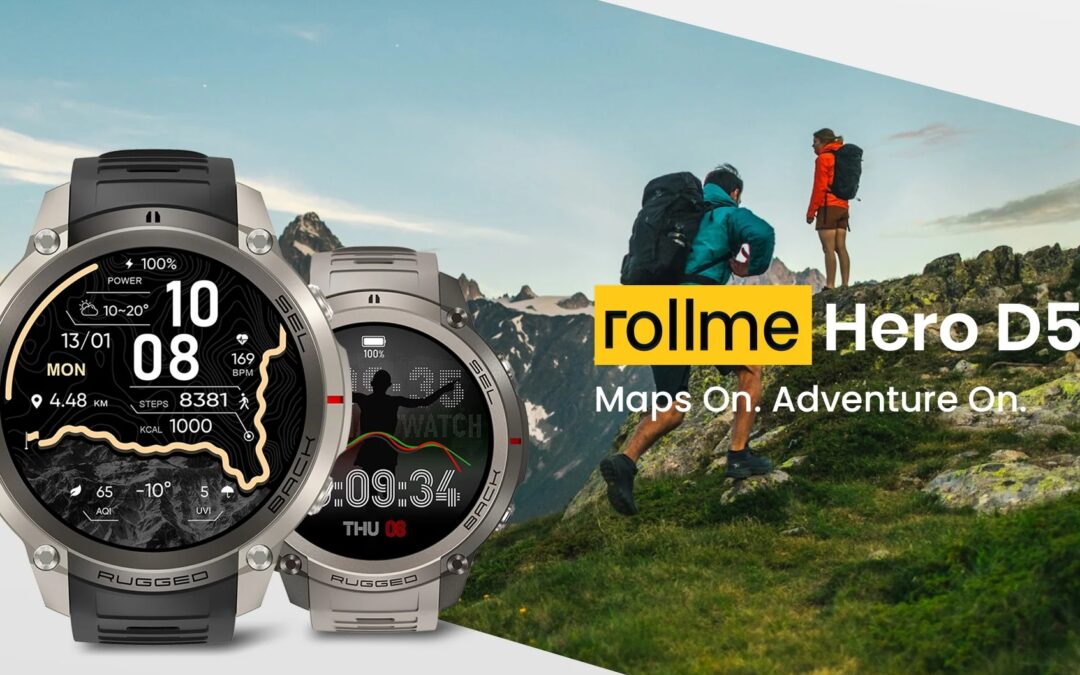 Rollme Hero D5 – budżetowy smartwatch z funkcjami flagowca