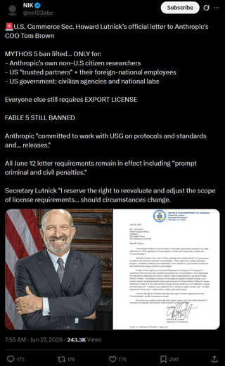 Sekretarz handlu USA kształtuje globalną politykę AI – pytania bez odpowiedzi