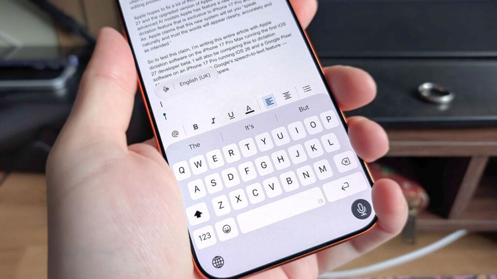 iOS 27 beta z nowym oprogramowaniem do dyktowania – test w praktyce
