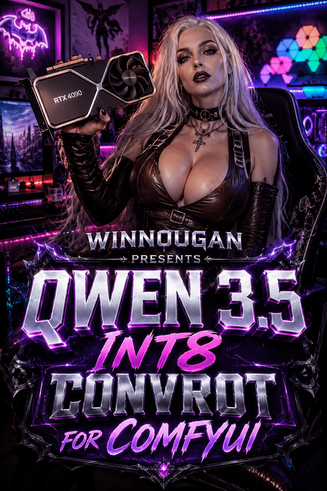 Qwen3.5 INT8 z ConvRot dla ComfyUI – działa na 8GB VRAM