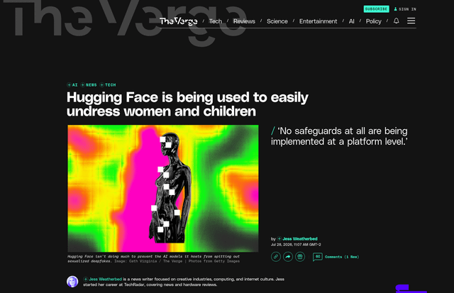 Hugging Face i narzędzia do deepfake’ów – pretekst do walki z open source AI?