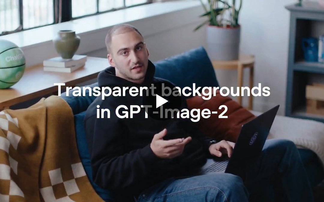 API GPT-Image-2 od OpenAI obsługuje teraz przezroczyste tła