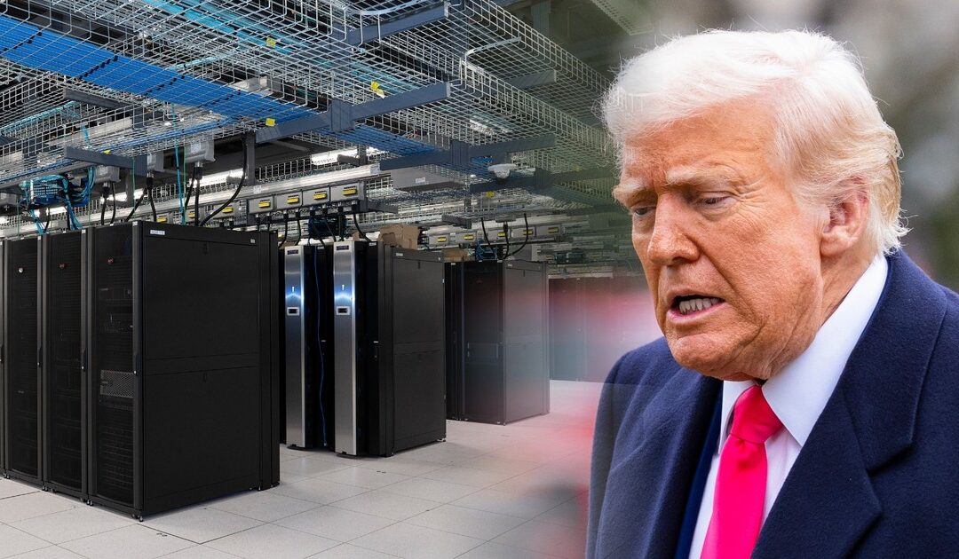 Trump krytykuje przeciwników centrów danych AI, ryzykując utratę głosów wyborców