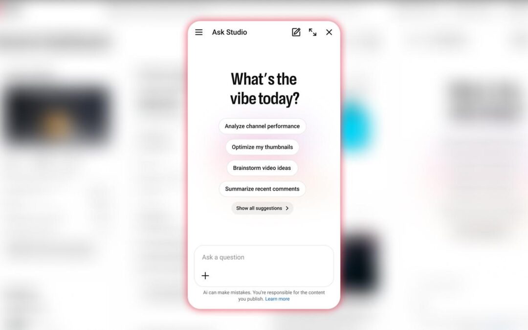 YouTube buduje narzędzia AI, które wyręczają twórców w niemal wszystkim