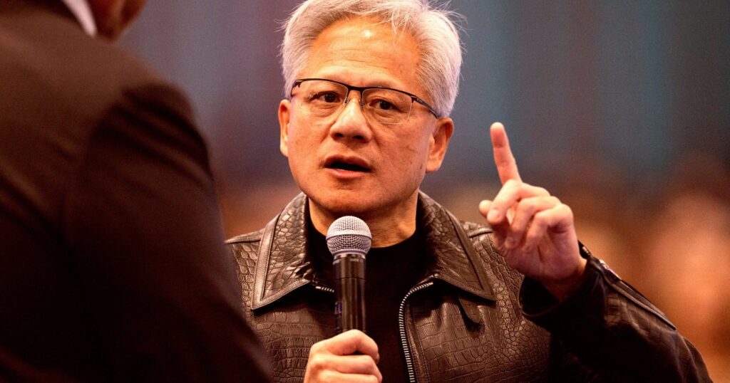 Jensen Huang: firmy AI zostaną pozwane, jeśli ich modele wyrządzą szkody