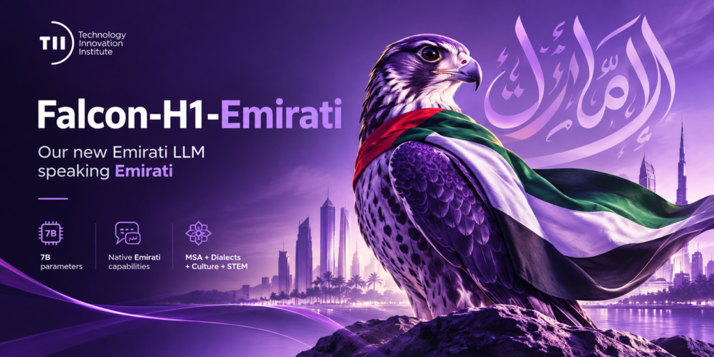 Falcon-Emirati: LLM uczący się dialektu, kultury i niuansów języka