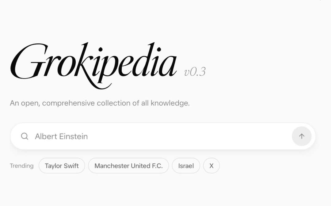 Grokipedia od xAI odświeżona – nowy wygląd i funkcje strony głównej