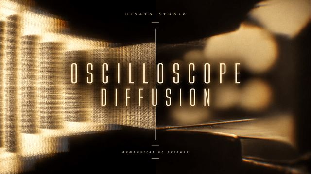 Oscilloscope Diffusion – AI reinterpretuje abstrakcyjne wizualizacje wideo